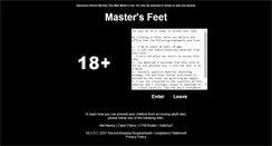 Desktop Screenshot of mastersfeet.com